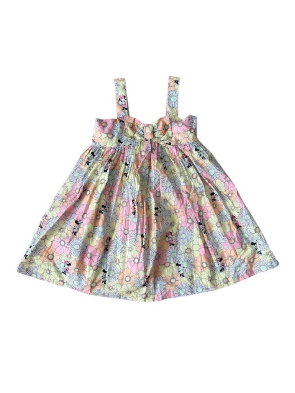 Janie and Jack Pastel Floral Daisy Sundress in Pink, Yellow, Green, Blue
